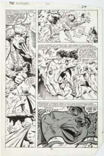 Milgrom, Al | Al Milgrom and Andy Mushynsky The Avengers #241 Story Page 20 Original Art (Marvel, 1984).... | Heritage