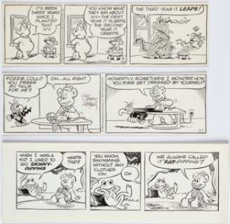 Gilchrist, Guy - Guy Gilchrist The Muppets Daily Comic Strips Original Art Group of 3 (King Features Syndicate, 1985). ... (Total: 3 Original Art)