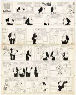 McManus, George | George McManus Bringing Up Father and Rosie’s Beau Sunday Comic Strip Original Art dated 10-21-1928 (I... | Heritage