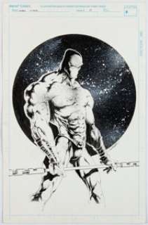 Lee, Jae | Jae Lee Zen Intergalactic Ninja Color #0 Cover Original Art (Entity-Parody, 1994).... | Heritage