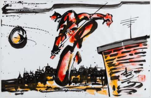 Lee, Andy - Andy Lee - Daredevil Illustration Original Art (undated)....