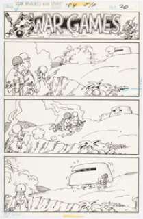 Aragonés, Sergio | Sergio Aragonés Complete 1-Page Story "War Games" Original Art (Publisher, Date).... | Heritage