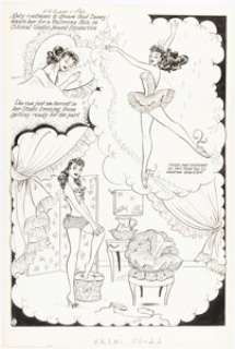 Woggon, Bill - Bill Woggon Katy Keene Glamour #1 Story Page 3 Original Art (Archie, 1957)....