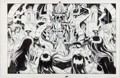 Jadson, Jack - Jack Jadson - Lady Death Specialty Illustration Original Art (undated)....