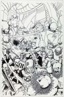 Calafiore, Jim | Jim Calafiore Armorines #3 Cover Original Art (Valiant, 1994).... | Heritage