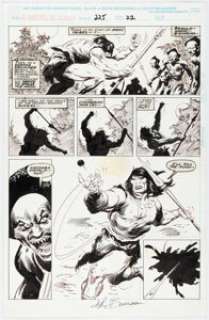 Buscema, John | John Buscema Savage Sword of Conan #225 Story Page 22 Original Art (Marvel, 1994).... | Heritage