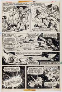 Alcala, Alfredo | Alfredo Alcala Captain Marvel #35 Story Page 16 Original Art (Marvel, 1974).... | Heritage