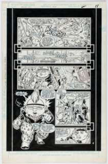 McFarlane, Todd | Todd McFarlane and Tony DeZuñiga Infinity, Inc. #29 Story Page 11 Original Art (DC, 1986).... | Heritage