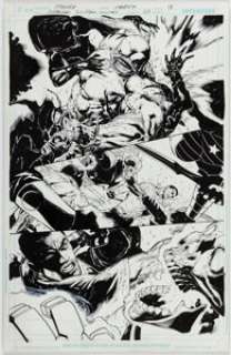 Mahnke, Doug - Doug Mahnke and Jaime Mendoza Superman / Wonder Woman #23 Story Page 18 Original Art (DC, 2016)....