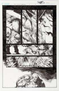 Medors, Josh - Josh Medors and Jay Fotos Swamp Demon Story Page 14 Original Art (Image, 2008)....