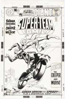 Dick Giordano | Super-Team Family #2 Cover Original Art (DC, 1976). (Total: 2 Items) | Heritage