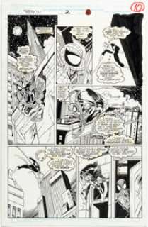 Mark Bagley And Al Milgrom | Venom: Lethal Protector #2 Story Page 8 Original Art (Marvel, 1993). | Heritage
