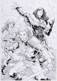 Carlos Rafael - The Witcher Illustration Original Art (c. 2010s).