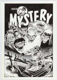 Will Blyberg - Mister Mystery #10 Cover Re-Creation Original Art (undated).