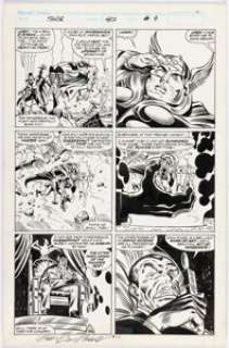 Ron Frenz And Joe Sinnott | Thor #412 Story Page 6 Original Art (Marvel, 1989). | Heritage