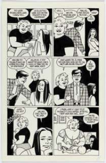 Jaime Hernandez Whoa, Nellie #1 Story Page 11 Vicki Glori, Xo, and Gina Original Art (Fantagraphics, 1996). | Heritage