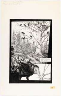 Michael Zulli Puma Blues #12 Story Page 16 Original Art (Aardvark One International, 1988). | Heritage