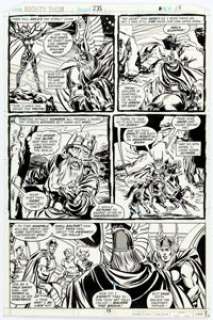 John Buscema and Tom Palmer Thor #274 Story Page 9 Original Art (Marvel, 1978). | Heritage