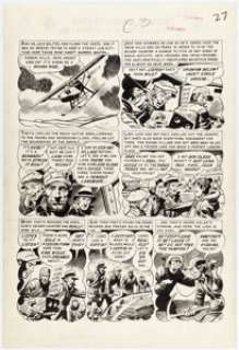 Jack Davis Haunt of Fear #26 "Comes the Dawn!" Story Page 3 Original Art (EC, 1954). | Heritage