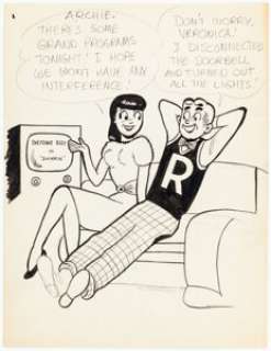 Bob Montana Pep Comics #100 Cover Preliminary Original Art (Archie, 1953). | Heritage