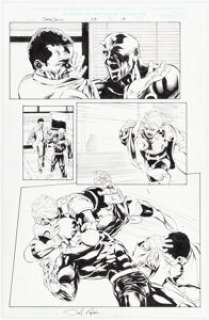 Dave Ross and Mark Pennington Daredevil #23 Story Page 17 Original Art (Marvel, 2001).