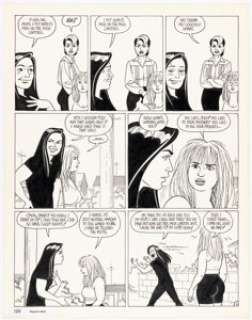 Jaime Hernandez Love and Rockets #42 Story Page 2 Original Art (Fantagraphics, 1993). | Heritage