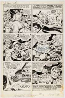Jack Kirby The Double Life of Private Strong #1 Story Page 8 Original Art (Archie, 1959). | Heritage