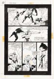 Mike Mignola and Carlos Garzón Cosmic Odyssey #4 Story Page 16 Original Art (DC, 1989). | Heritage