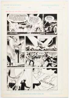 Russ Heath The Rocketeer: The Official Movie Adaptation Story Page 40 Original Art (Disney, 1991). | Heritage
