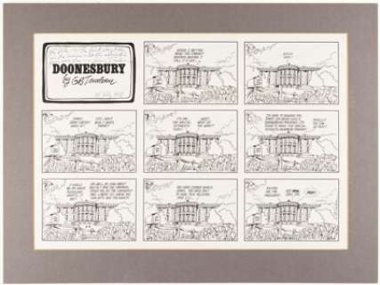 Garry Trudeau Doonesbury Sunday Comic Strip Original Art dated 6-18-78 (Universal Press Syndicate, 1978). | Heritage