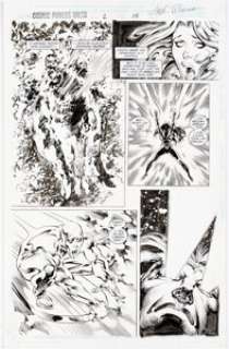 John Buscema and Geof Isherwood Cosmic Powers Unlimited #2 Silver Surfer Story Page 10 Original Art (Marvel, 1995). | Heritage