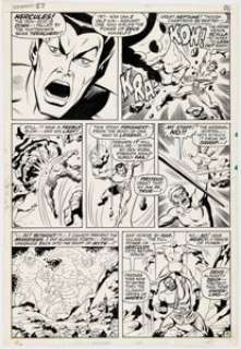 Sal Buscema and Mike Esposito (as Joe Gaudioso) Sub-Mariner #29 Story Page 18 Original Art (Marvel, 1970). | Heritage