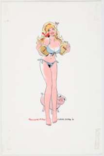 Frank Thorne - Moonshine McJugs Color Illustration Original Art (1999). | Heritage