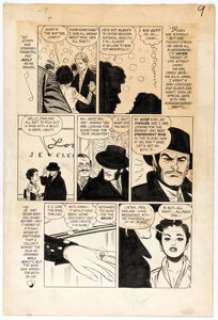 Alex Toth and Mike Peppe New Romances #16 Story Page 9 Original Art (Pines, 1953). | Heritage