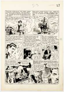 Wally Wood Tales from the Crypt #24 "Scared to Death!" Story Page 3 Original Art (EC, 1951). | Heritage