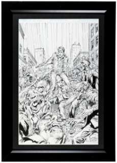 Neal Adams The Walking Dead #1 Variant Cover Original Art (Image, 2013). | Heritage