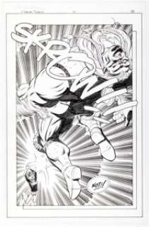 Erik Larsen, Vic Bridges, and Karl Kesel Freak Force #10 Splash Page 19 Original Art (Image, 1994).