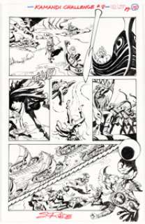 Steve Rude The Kamandi Challenge #8 Story Page 15 Original Art (DC, 2017). | Heritage