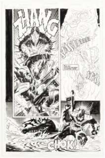 Matt Wagner Batman / Grendel #2 Story Page 15 Original Art (DC/Dark Horse, 1996). | Heritage