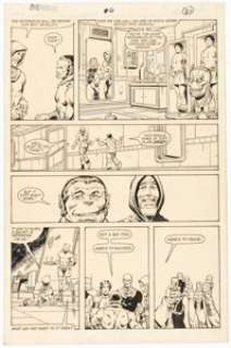 Jim Starlin and Joe Rubinstein Dreadstar #6 Story Page 21 Original Art (Epic/Marvel, 1983).