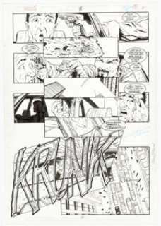 Jim Calafiore, Mark McKenna, and Peter Palmiotti Aquaman #38 Story Page 2 Original Art (DC, 1997).