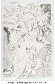 Diogenes Neves and Marc Deering Supergirl #23 New 52 Splash Page 5 Original Art (DC, 2013).