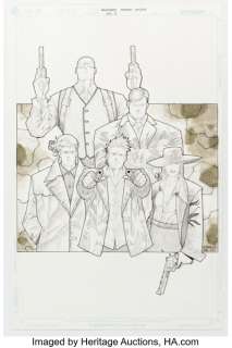 Dustin Nguyen Tripwire Magazine #10 Wildcats 3.0 Cover Original Art (Tripwire Comics & Music, 2001).