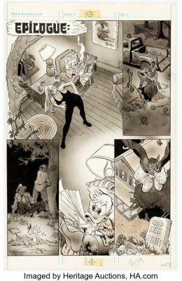 Michael Golden and Bob McLeod Howard the Duck Magazine "Drakula" Story Page 25 Original Art (Marvel, 1980). | Heritage