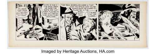 Alex Raymond Rip Kirby Daily Comic Strip Original Art dated 2-24-50 (King Features Syndicate, 1950). | Heritage