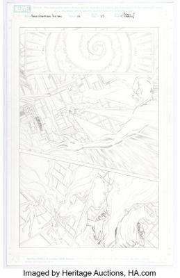 James Cordeiro Marvel Adventures Iron Man #6 Story Page 15 Pencils Original Art (Marvel, 2007). | Heritage