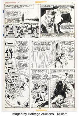 Ross Andru and Al Milgrom Giant-Size Spider-Man #2 Story Page 23 Original Art (Marvel, 1974). | Heritage
