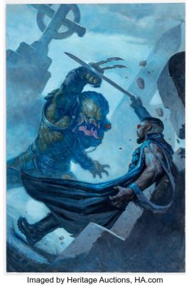 E.M. Gist Avengers #58 Variant Cover Painting Original Art (Marvel, 2022). | Heritage