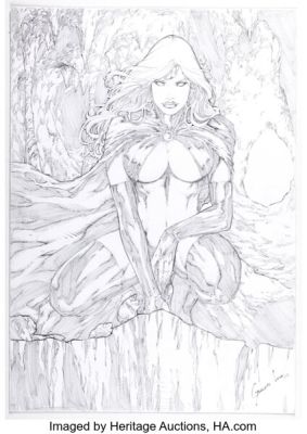 Gardenio Lima - Goblin Queen Illustration Original Art (2009).