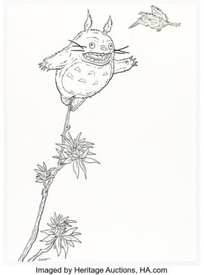 Geof Darrow - Totoro illustration Original Art (undated). | Heritage
